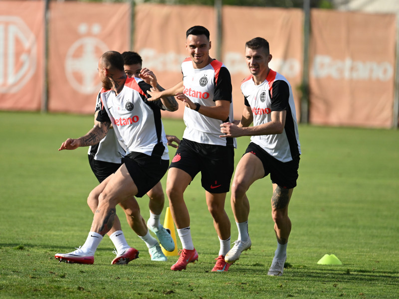 FOTBAL:ANTRENAMENT FCSB MECI KF SHKENDIJA, PRELIMINARIILE LIGII CAMPIONILOR (29.07.2025)