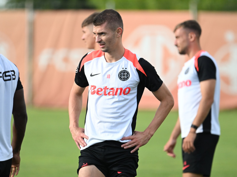 FOTBAL:ANTRENAMENT FCSB MECI KF SHKENDIJA, PRELIMINARIILE LIGII CAMPIONILOR (29.07.2025)