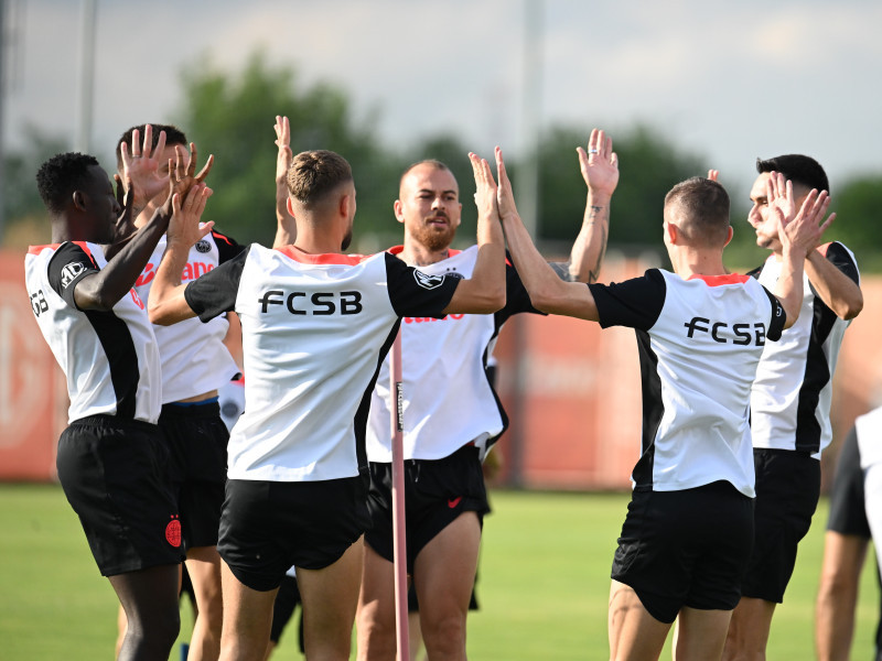 FOTBAL:ANTRENAMENT FCSB MECI KF SHKENDIJA, PRELIMINARIILE LIGII CAMPIONILOR (29.07.2025)