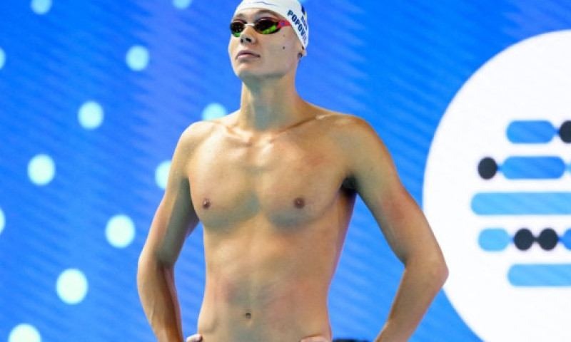 Australienii au rămas "mască", după ce l-au văzut pe David Popovici și la 100 m liber