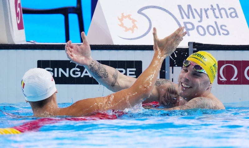 (SP)SINGAPORE WORLD AQUATICS CHAMPIONSHIPS SWIMMING MEN 100 FREESTYLE