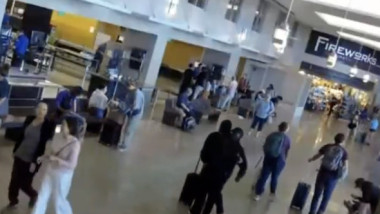 VIDEO Au apărut imaginile! O campioană olimpică a fost arestată după ce și-a agresat iubitul în văzul tuturor