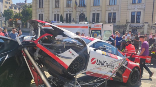 Marco Leu, la un pas de tragedie la Timișoara, în cursa de Super Rally inițiată de regretatul său tată