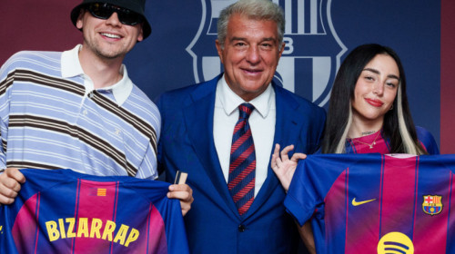 Ce a făcut vedeta despre care se zvonește că e împreună cu Lamine Yamal la ultimul meci al Barcelonei
