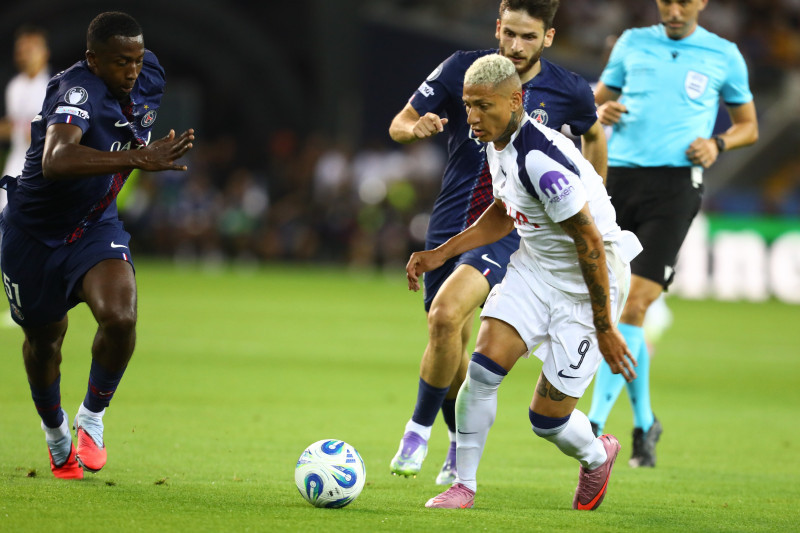 Soccer 2025: UEFA Super Cup Final: PSG : Tottenham.