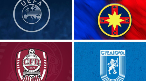 România a coborât în clasamentul UEFA, după meciurile jucate de FCSB, CFR Cluj și Universitatea Craiova în Europa!