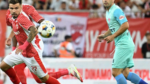 Dinamo - UTA 1-1, Digi Sport 1. ”Câinii”, în 9: Milanov și Cristi Mihai, eliminați! Karamoko, aproape de ”dublă”