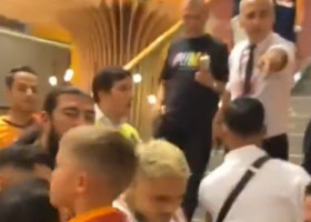 Scandalul din mall a fost filmat: momentul în care celebrul fotbalist vrea să-i dea un cap în gură unui agent de pază