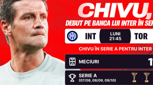 (P) Chivu debutează pe banca lui Inter în Serie A! Cotele pentru Inter – Torino