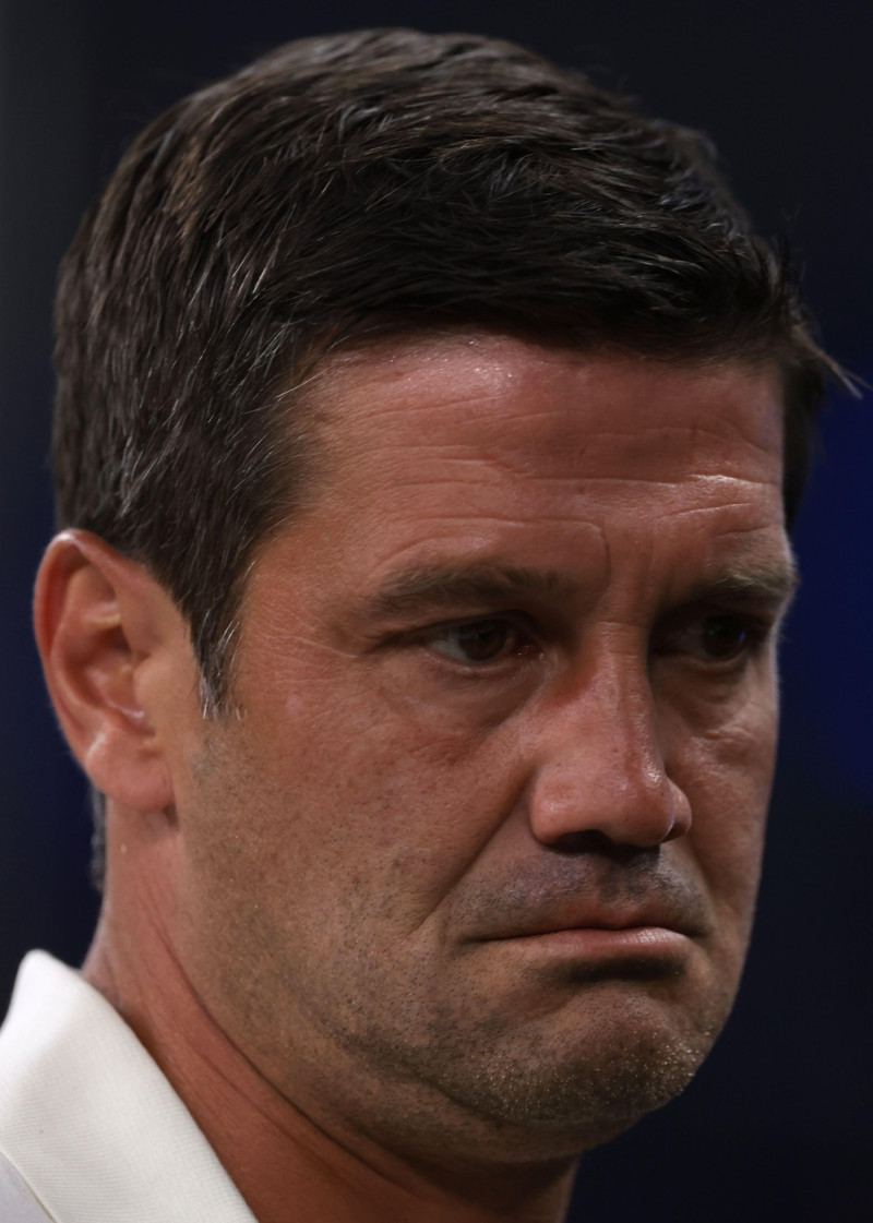 Milan, Italy, 25th August 2025. Cristian Chivu Head coach of FC Internazionale reacts prior to kick off in the Internazionale vs Torino Serie A match at Giuseppe Meazza, Milan. Picture credit should read: Jonathan Moscrop / Sportimage