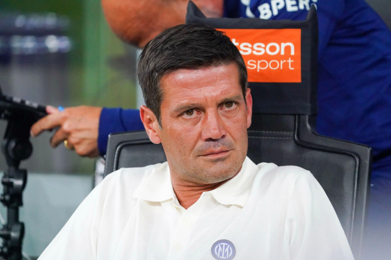 Cristian Chivu head coach of FC Inter during the Italian championship Serie A football match between FC Internazionale and Torino FC on 25 August 2025 at Giuseppe Meazza stadium in Milan, Italy - Photo Alessio Morgese / DPPI