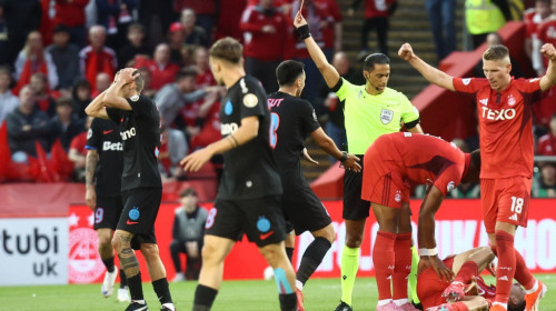 Juri Cisotti, grațiat de UEFA după cartonașul roșu primit în Aberdeen - FCSB 2-2