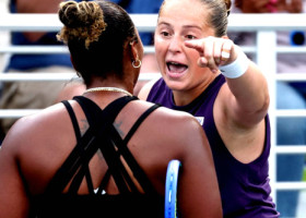 Scandal monstru la US Open: Townsend și Ostapenko au ajuns la fileu și au oferit scene neverosimile!