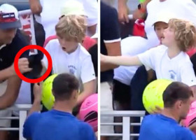 Scene greu de digerat la US Open: gest revoltător al unui adult, în fața unui copil. Bouchard: "Închisoare!"