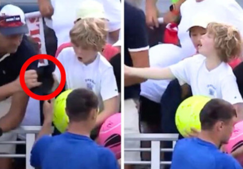 Scene greu de digerat la US Open: gest revoltător al unui adult, în fața unui copil. Bouchard: "Închisoare!"