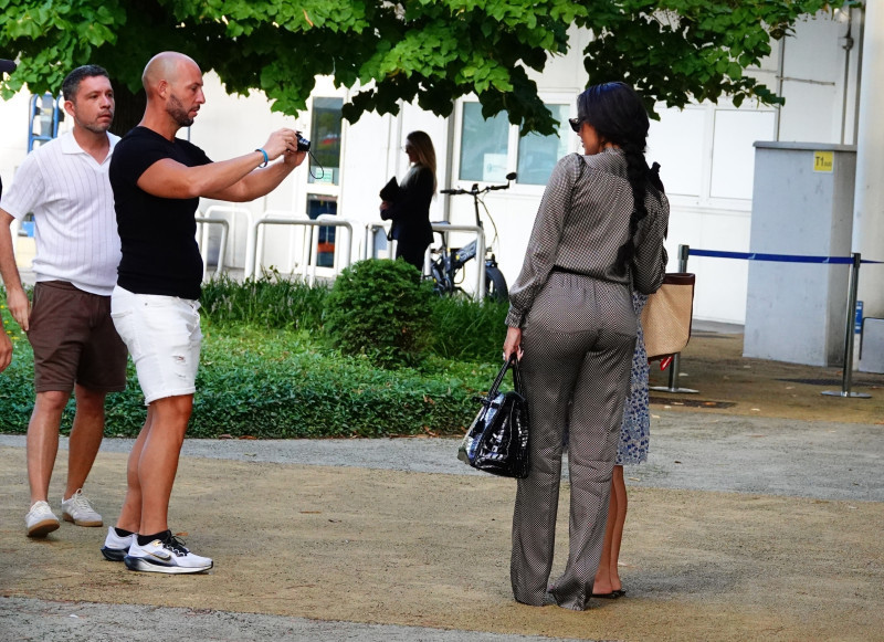 Georgina Rodriguez Arrives At Venice Airport Ahead Of The 82nd Venice International Film Festival