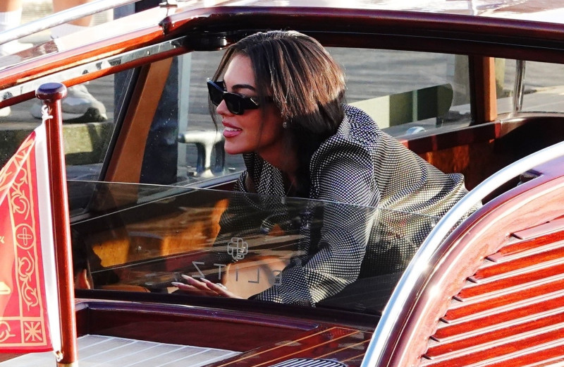 Georgina Rodriguez Arrives At Venice Airport Ahead Of The 82nd Venice International Film Festival