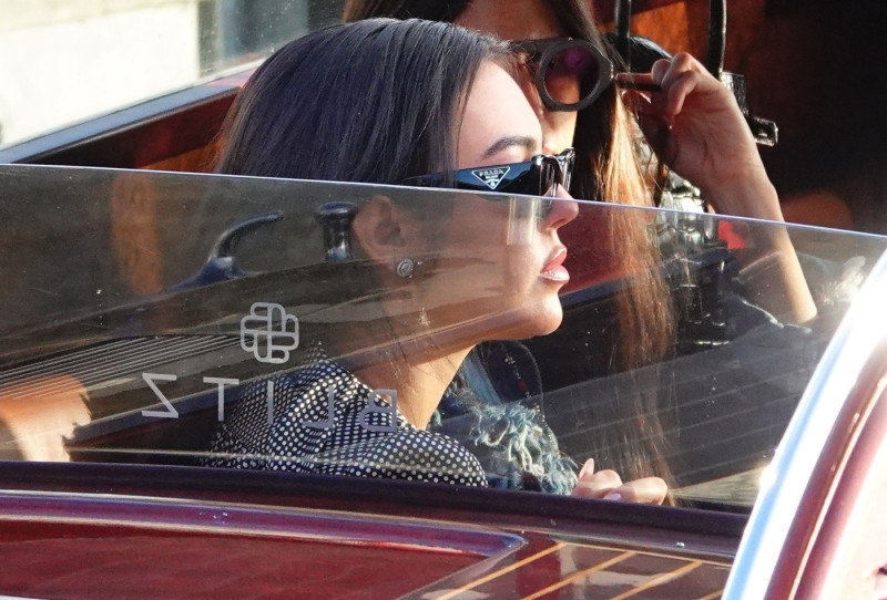 Georgina Rodriguez Arrives At Venice Airport Ahead Of The 82nd Venice International Film Festival