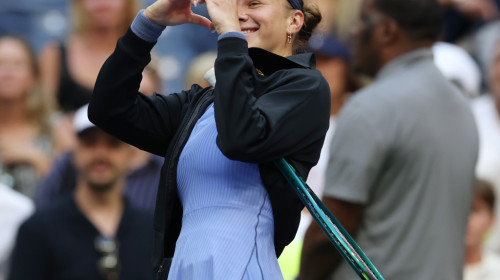 Umilită în finală la Wimbledon, a produs surpriza la US Open și a eliminat-o pe Iga Swiatek