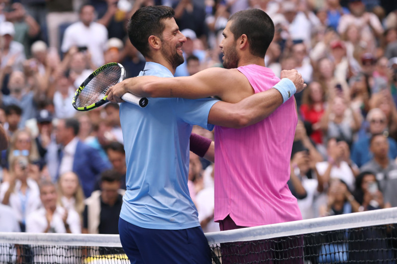 Carlos Alcaraz Competes in the US Open