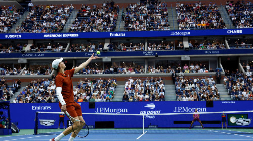 Jannik Sinner - Carlos Alcaraz, ACUM în finala de la US Open! 1-1 la seturi! Meciul a fost amânat de Donald Trump