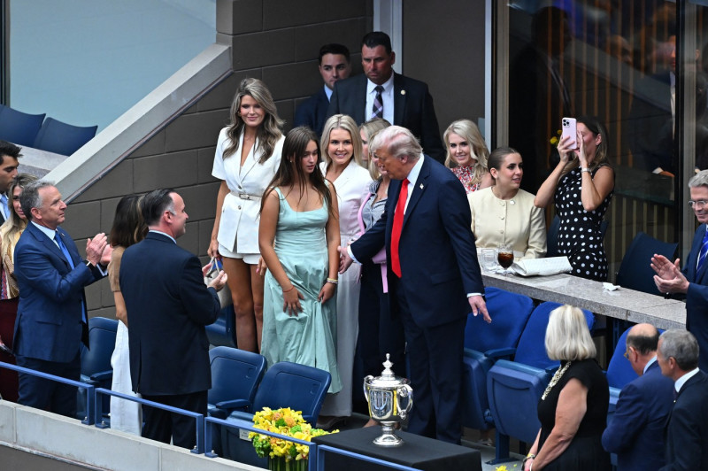 US Open - Donald Trump In The Stands