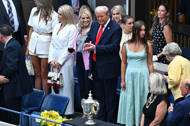 US Open - Donald Trump In The Stands