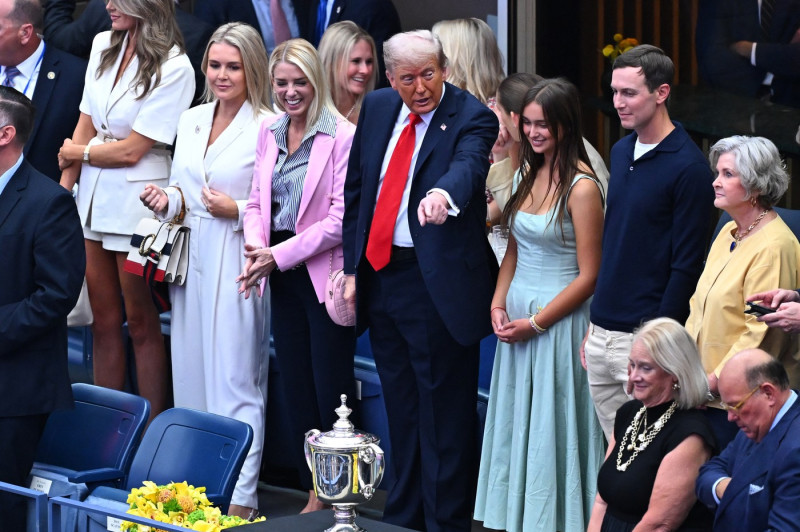 US Open - Donald Trump In The Stands