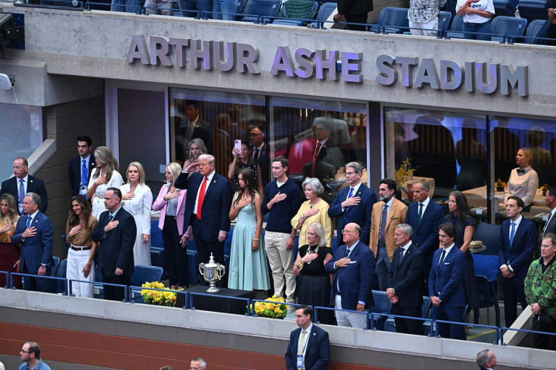 US Open - Donald Trump In The Stands