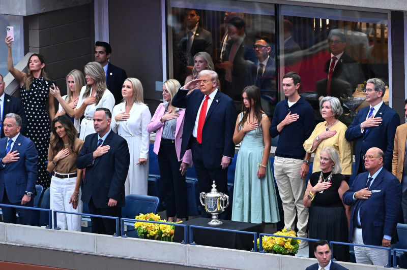 US Open - Donald Trump In The Stands