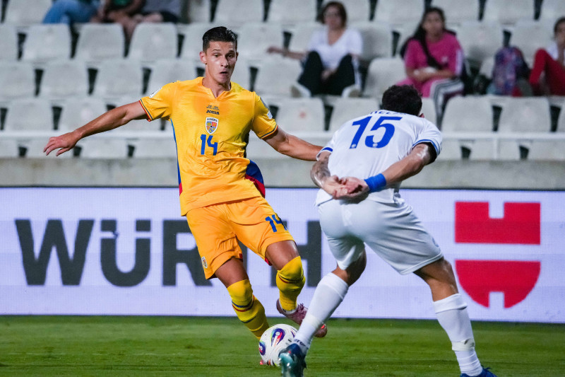 FOTBAL:CIPRU-ROMANIA, PRELIMINARIILE C.M. 2026 (09.09.2025)