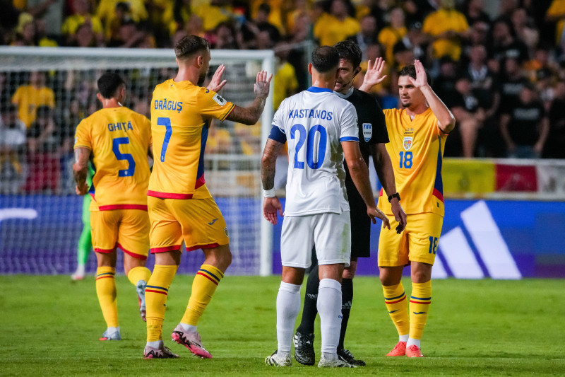 FOTBAL:CIPRU-ROMANIA, PRELIMINARIILE C.M. 2026 (09.09.2025)