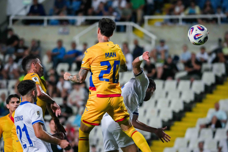 FOTBAL:CIPRU-ROMANIA, PRELIMINARIILE C.M. 2026 (09.09.2025)