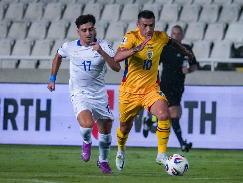 FOTBAL:CIPRU-ROMANIA, PRELIMINARIILE C.M. 2026 (09.09.2025)