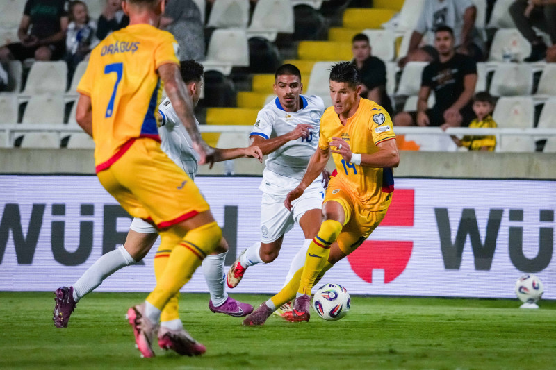 FOTBAL:CIPRU-ROMANIA, PRELIMINARIILE C.M. 2026 (09.09.2025)