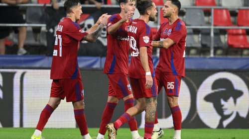 Steaua - ASA Târgu Mureș 2-1! "Militarii" au învins liderul și l-au egalat în fruntea clasamentului