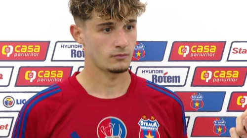 Nicolas Popescu a debutat la Steaua! Cum a simțit primul meci în Ghencea
