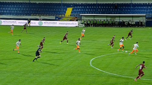 Metaloglobus - CFR Cluj 0-0, ACUM, Digi Sport 1. Ardelenii nu au mai câștigat de două luni în SuperLigă