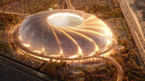 Au fost publicate ultimele imagini cu cel mai spectaculos stadion al lumii! Design nemaivăzut