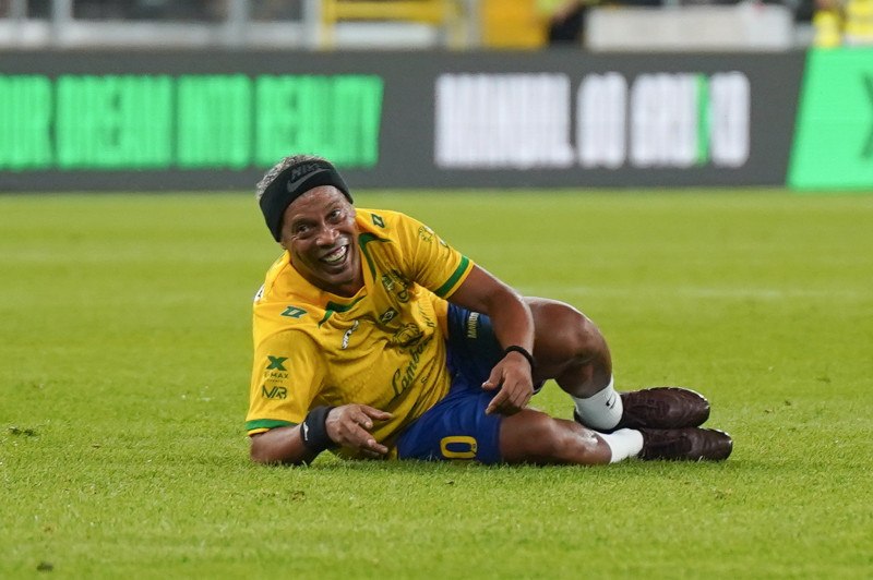 INTERNATIONAL FRIENDLY FOOTBALL MATCH: POLAND - BRAZIL - RONALDINHO SHOW 2025 IN POLAND