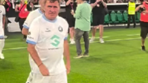 Gică Hagi a revenit pe terenul de fotbal