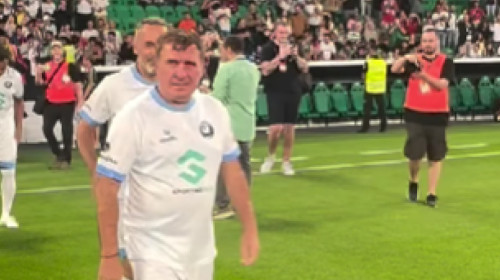 Gică Hagi a revenit pe terenul de fotbal