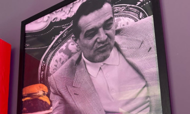 Gigi Becali, pe peretele unui local cu burgeri! Cum le-a venit ideea proprietarilor