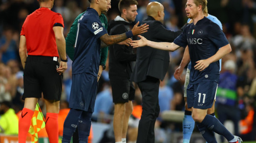 Kevin De Bruyne, schimbat după doar 26 de minute în Manchester City - Napoli! Reacția publicului spune totul