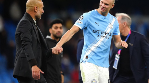 Pep Guardiola nu mai are niciun dubiu: ”Erling Haaland îi poate depăși pe Messi și Ronaldo”