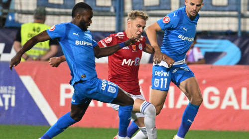 Oțelul - Universitatea Craiova 1-0. Oltenii au pierdut primul meci din acest sezon de SuperLigă