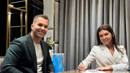 Simona Halep a semnat: "Un nou început împreună!"