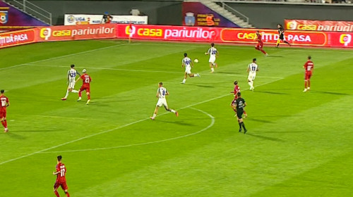 Chindia - Steaua 2-0, ACUM, pe Digi Sport 1. GOOOL! Plaza a majorat scorul! ”Militarii” sunt dominați