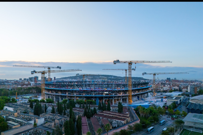 General Aerial View Of The Camp Nou