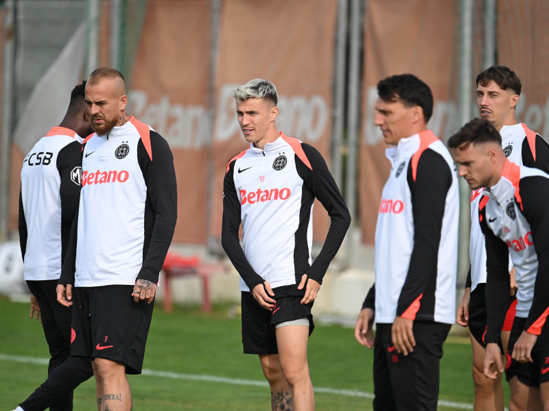 FOTBAL:ANTRENAMENT FCSB MECI YOUNG BOYS BERNA, UEFA EUROPA LEAGUE (1.10.2025)